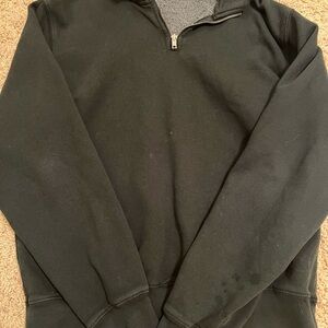 Brandy Melville hunter green Half-Zip Sweater